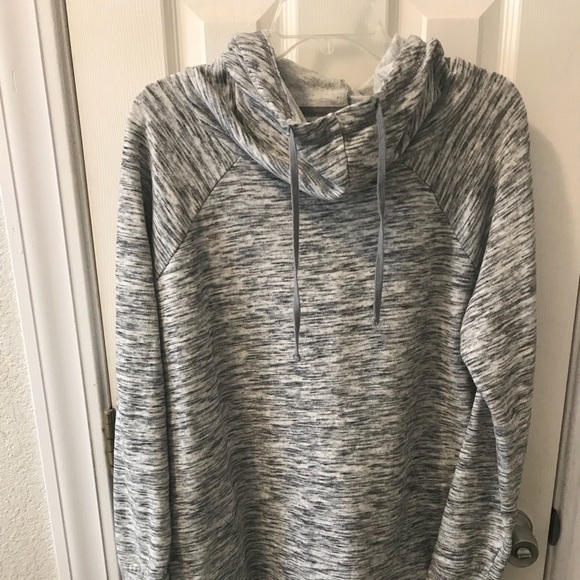 Gray Mossimo Cowl Neck Hoodie | Poshmark